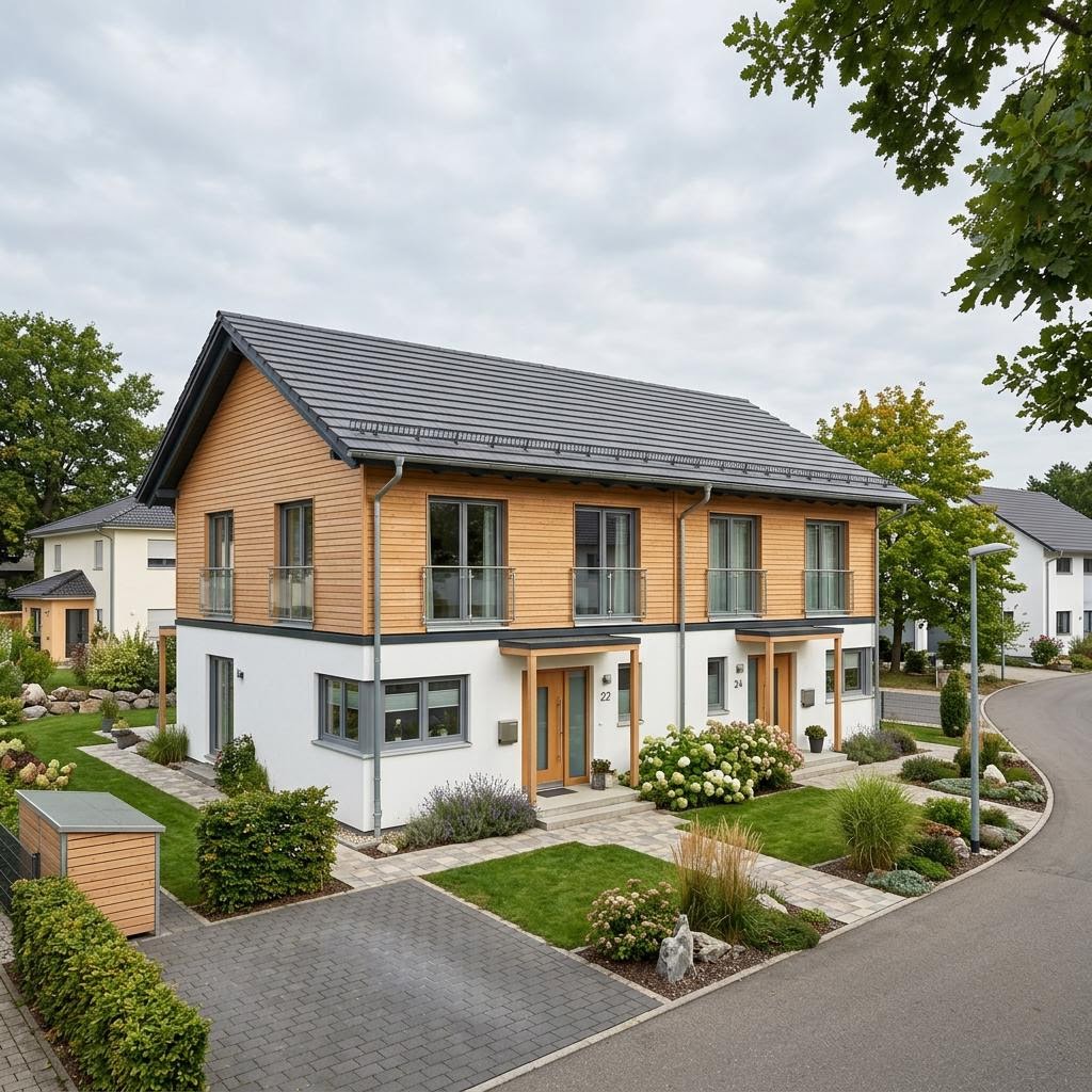 Bärenhaus Doppelhaus Fjord Duo 126 Preis Bärenhaus Doppelhaus Fjord Duo 126 – Fertighaus Preis pro m²