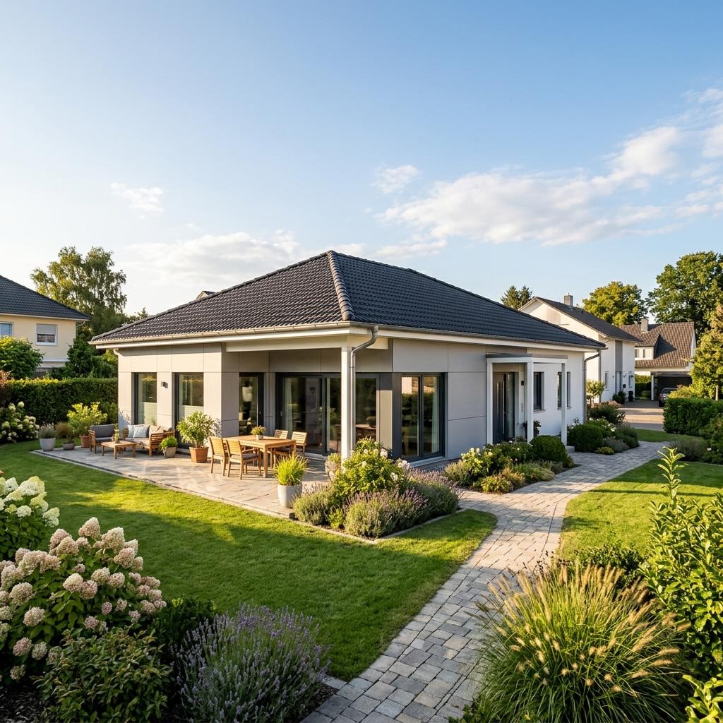 Bungalow Evolution 120 von Bien-Zenker mit Walmdach