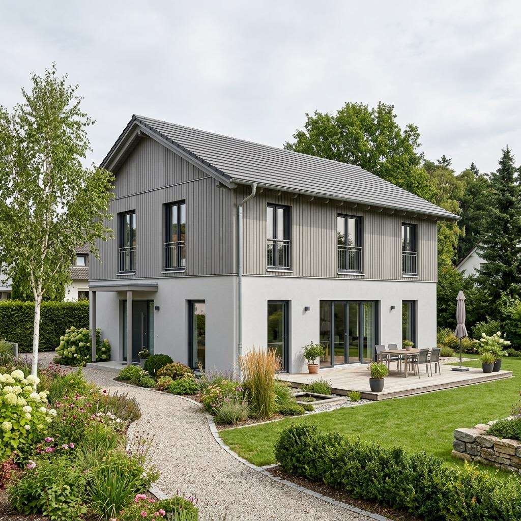 Einfamilienhaus Evolution 140 Plan von Bien-Zenker als Fertighaus mit Satteldach
