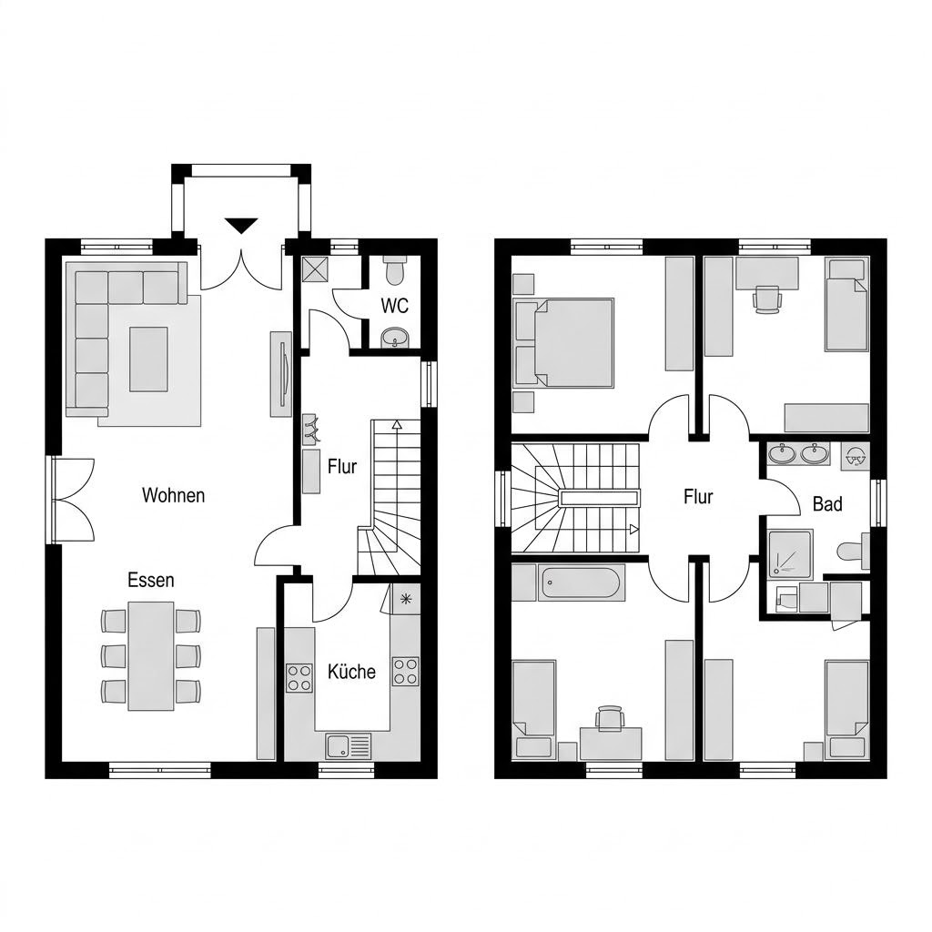 Grundriss Friesenkoje 118 von Danhaus Deutschland — 118 m², 4 Zimmer