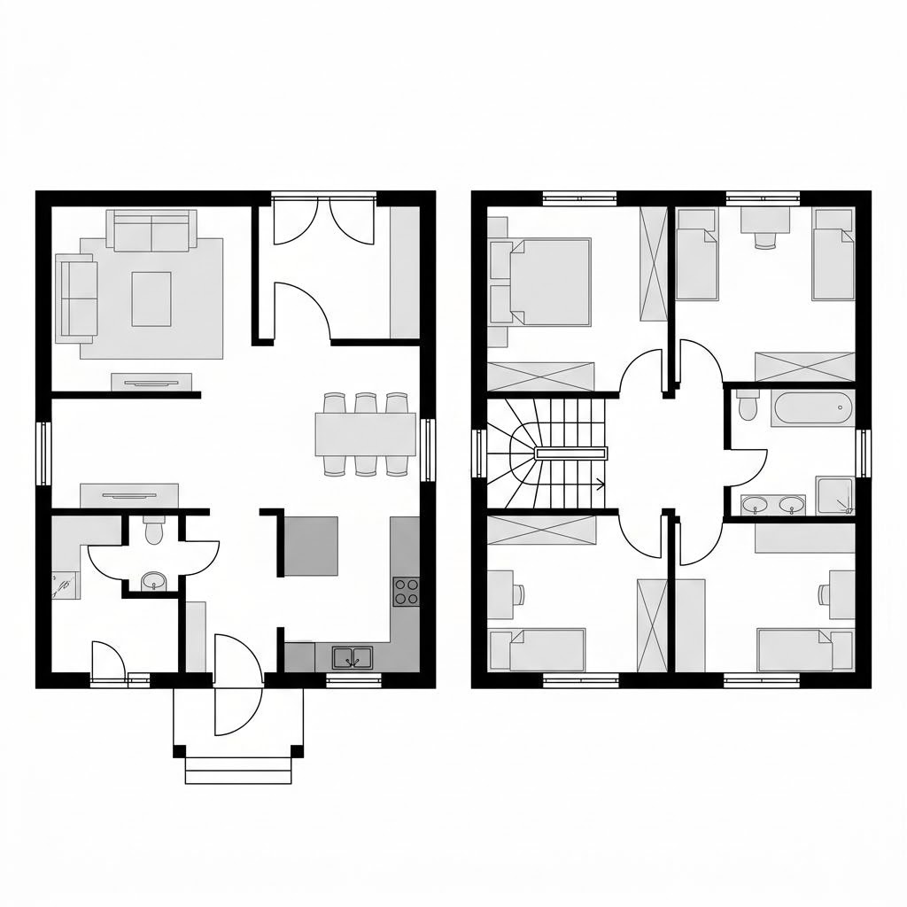 Grundriss Schwedenhaus Norrköping 138 von fjorborg — 138 m², 5 Zimmer