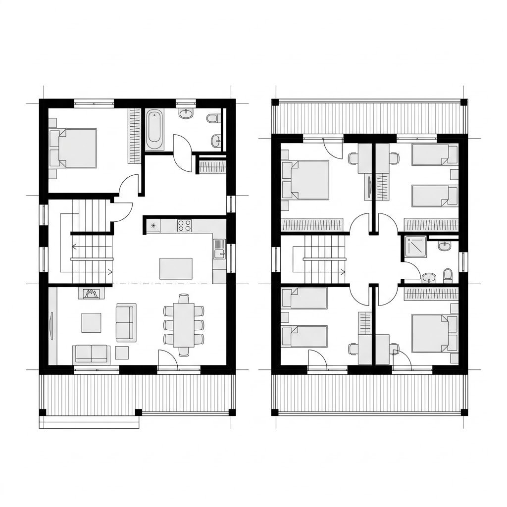 Grundriss Chalet Nockberg – 154 m² Chalet mit 5 Zimmern