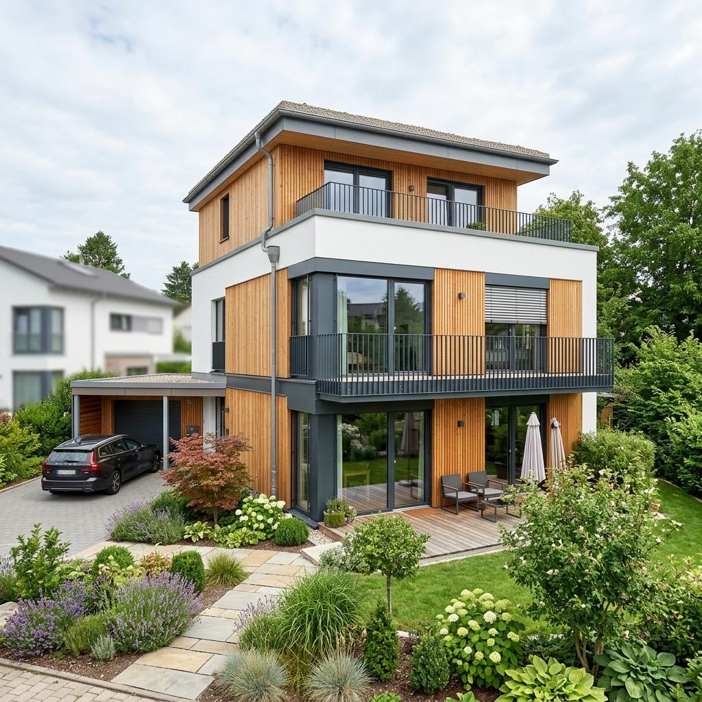 Mehrgenerationenhaus Mehrgenerationenhaus Urban Generation 256 von Hanse Haus — Flachdach, 256 m²