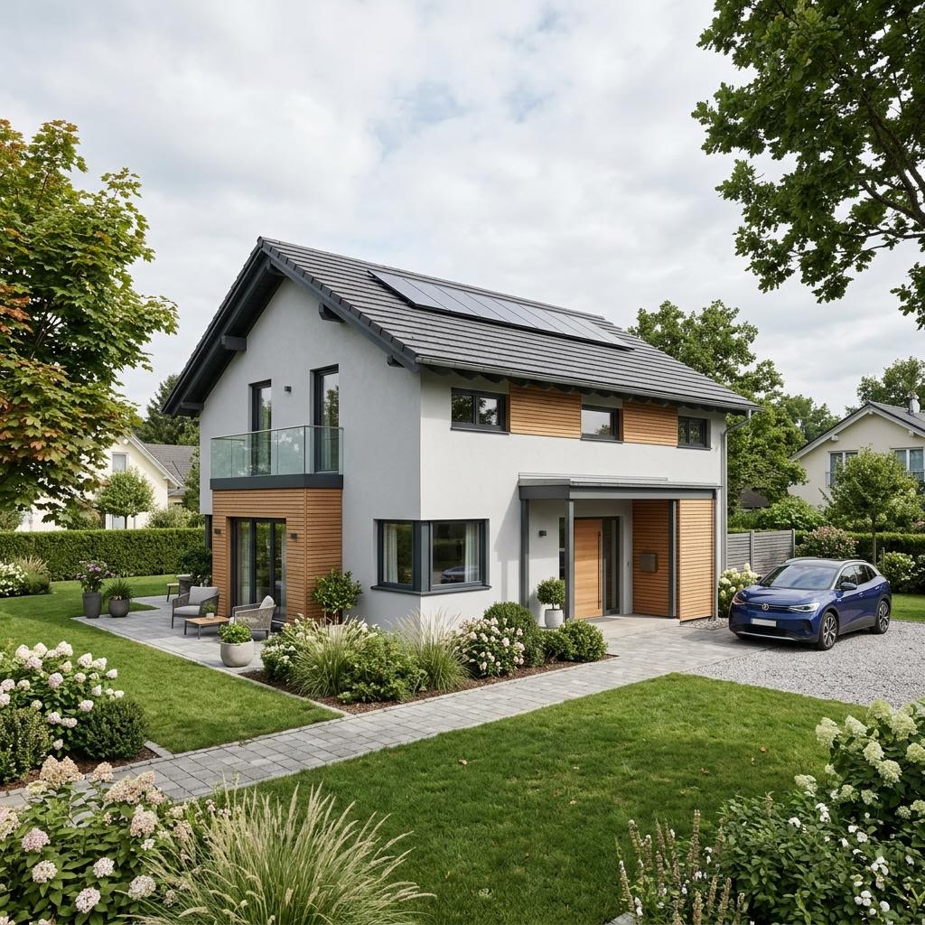 Einfamilienhaus Quera 129 von Heinz von Heiden als Massivhaus mit Satteldach