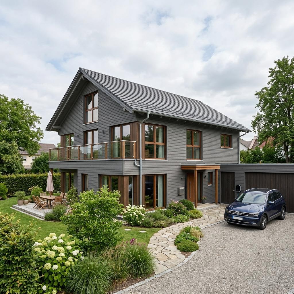 Mehrgenerationenhaus Mehrgenerationenhaus Öko Generation 236 von KAMPA — Satteldach, 236 m²