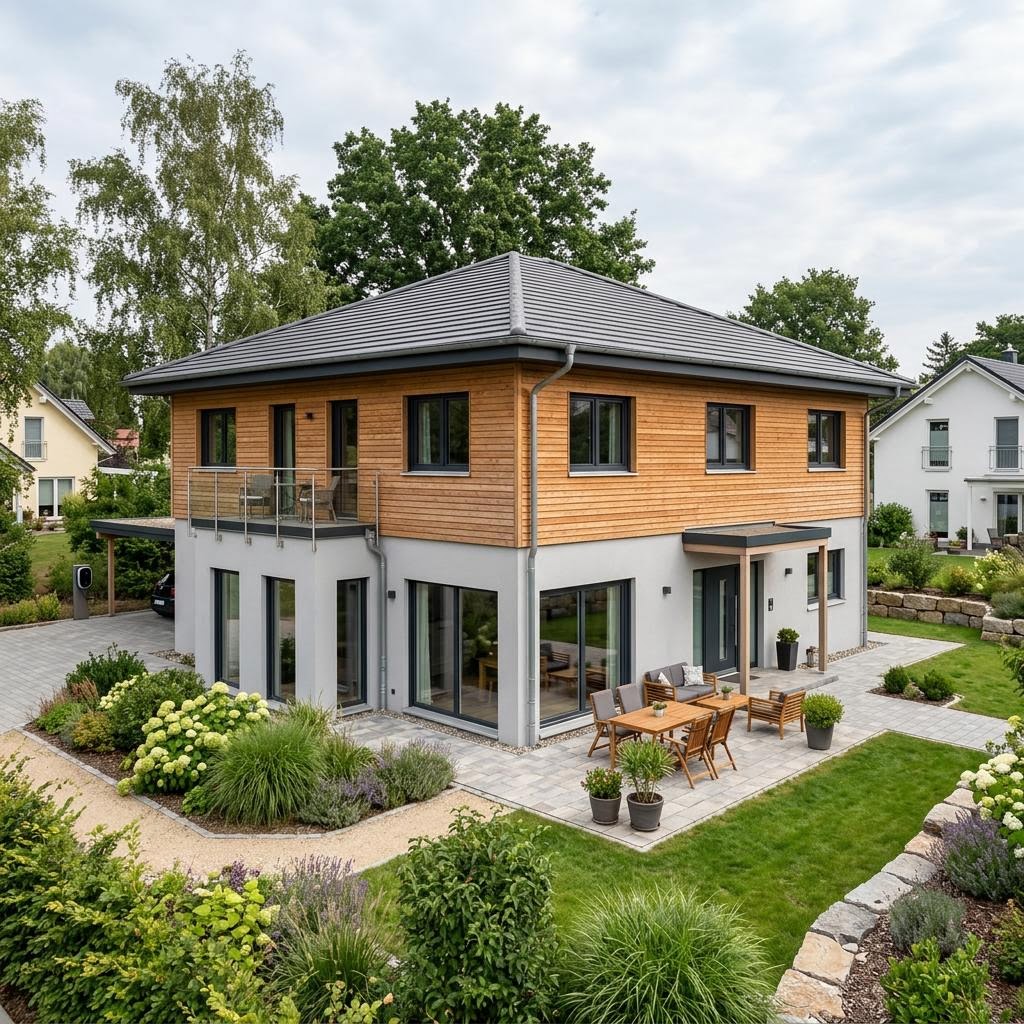 Zweifamilienhaus Zweifamilienhaus Twin Invest 208 von Keitel-Haus — Walmdach, 208 m²
