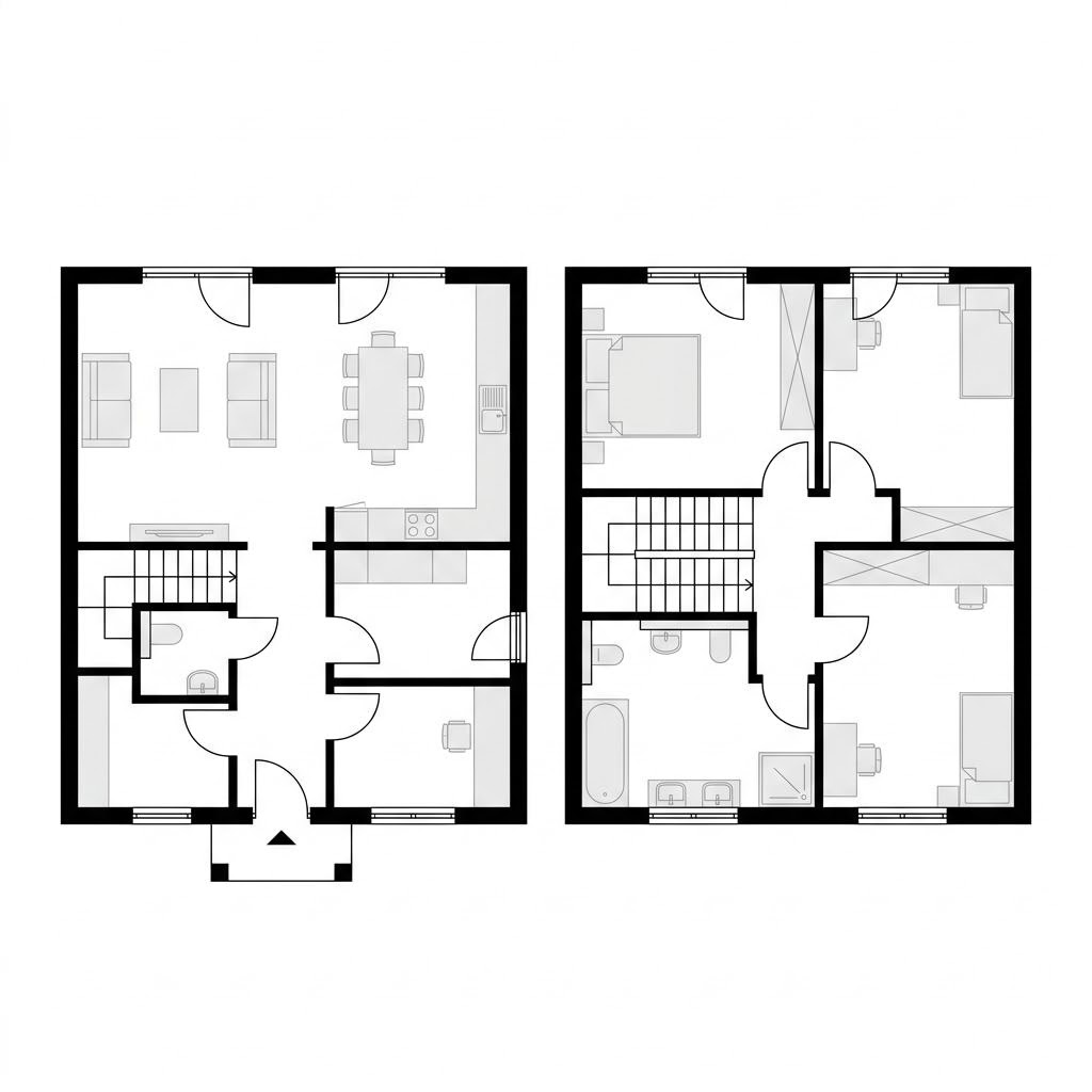 Grundriss FamilienTraum 136 von massa haus — 136 m², 5 Zimmer