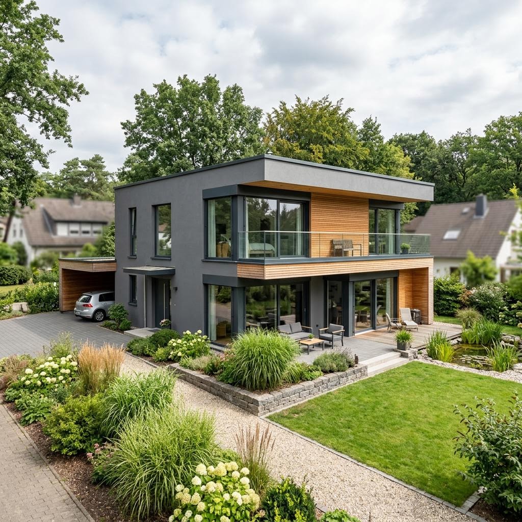 Luxusvilla Villa Riva 216 von Meisterstück-HAUS mit Flachdach und Gästesuite
