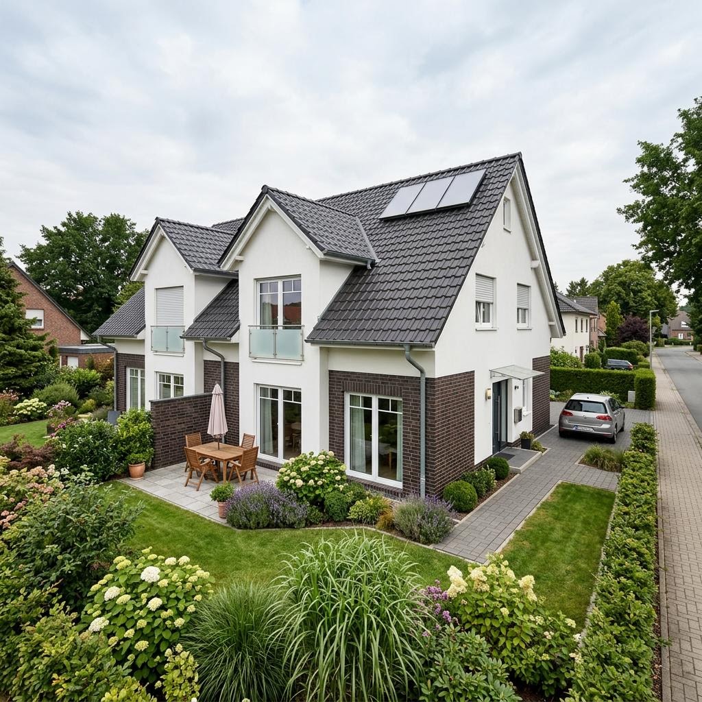 Doppelhaushälfte Doppelhaus Kassel von Town & Country Haus Deutschland — Satteldach, 116 m² für schmale Grundstücke