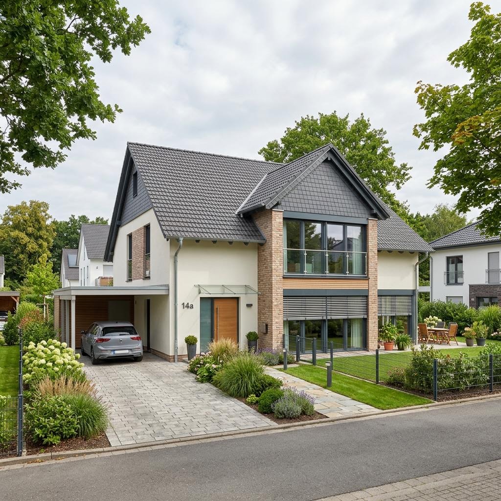 Doppelhaushälfte Duo Family 138 von Town & Country Haus Deutschland — Satteldach, 138 m² für schmale Grundstücke