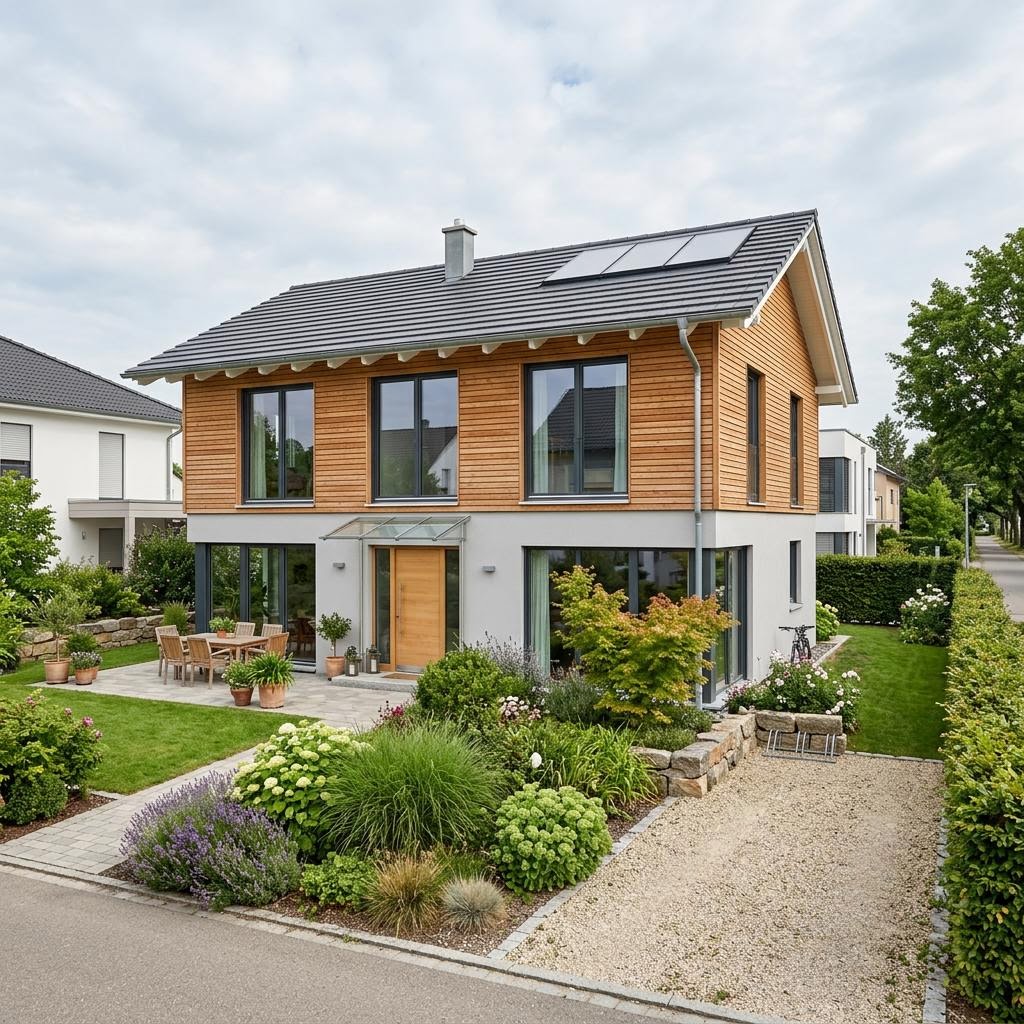 Einfamilienhaus Family Flair 148 von WeberHaus als Fertighaus mit Satteldach