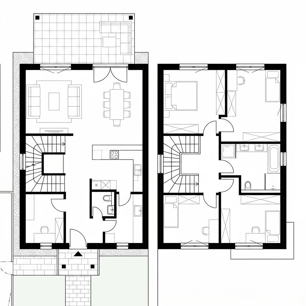 Grundriss FamilyFair 140 von WeberHaus — 140 m², 4 Zimmer